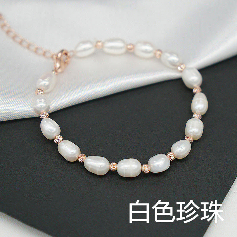 Pearl de agua dulce al por mayor Bacelet de piedra